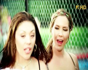 of the Sugababes Nipple Slip See-Through HDTV!