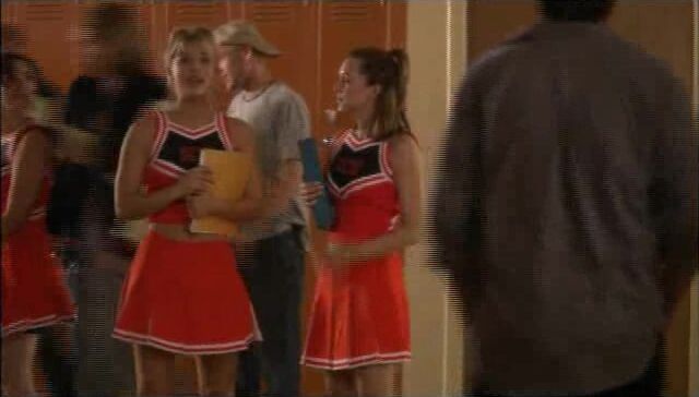 as a cheerleader in The Hollow!