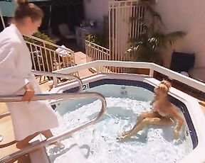 Nude in Hottub from The Girls Next Door Uncensored!