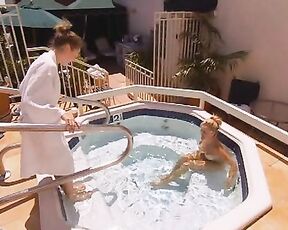 Nude in Hottub from The Girls Next Door Uncensored!