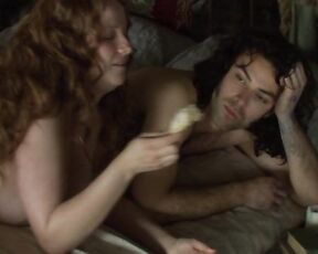 Completely Nude with Big Bare Breasts from Desperate Romantics S01E05!