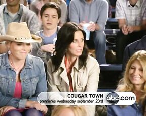 in Underwear on Cougar Town!