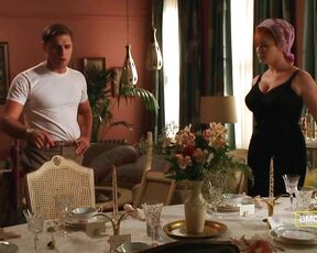 Cleavage on Mad Men s03e03 hdtv720p!