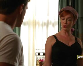 Cleavage on Mad Men s03e03 hdtv720p!