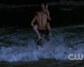 in Bikini and wet on One Tree Hill!