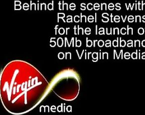 Cleavage Virgin Media Photoshoot!