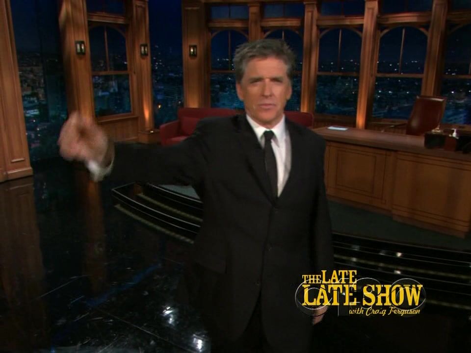 on the Late Late Show!