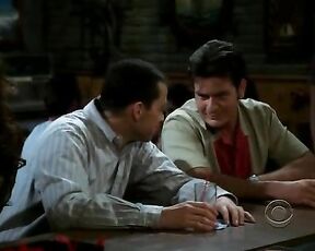 in Underwear on Two and a Half Men S07E0607!