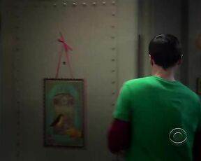 Showering on The Big Bang Theory S3 E8 HD!