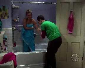 Showering on The Big Bang Theory S3 E8 HD!