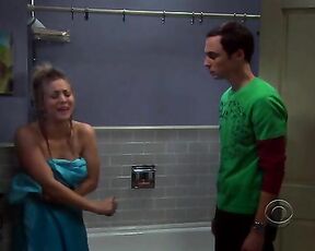 Showering on The Big Bang Theory S3 E8 HD!