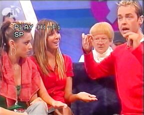 Nadine Coyle Upskirts with Holly Willoughby big Cleavage on Ministry of Mayhem!