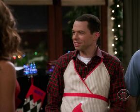 Cleavage from Two and a Half Men S07E11!