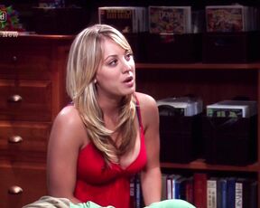 Cleavage on The Big Bang Theory!