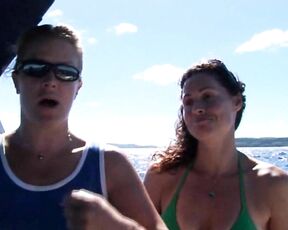 in Bikini and Cleavage on Excellent Adventure!