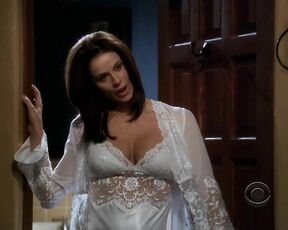 Cleavage in nightie on Two and a Half Men S7e14!