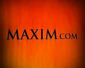 Maxim magazine March 2010 photoshoot video!