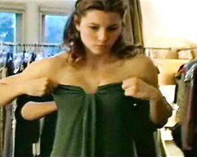 Sexy Adjusting Breasts Fit while trying on dresses!