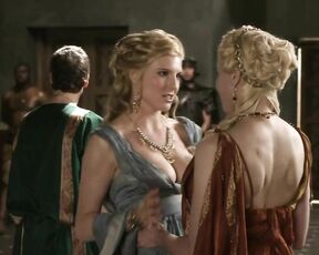 Huge Cleavage on Spartacus S01E05 HD 720p!