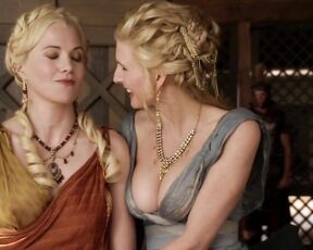 Huge Cleavage on Spartacus S01E05 HD 720p!