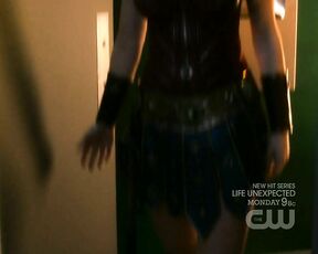 in costumes on Smallville!