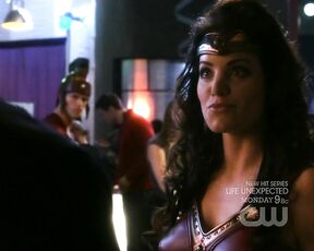 in costumes on Smallville!