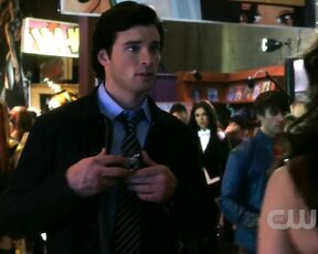 in costumes on Smallville!