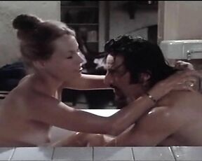 Nude in bathtub in Serpico!