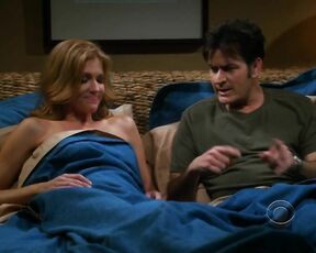 showing some Skin on Two and a Half Men S7e18!