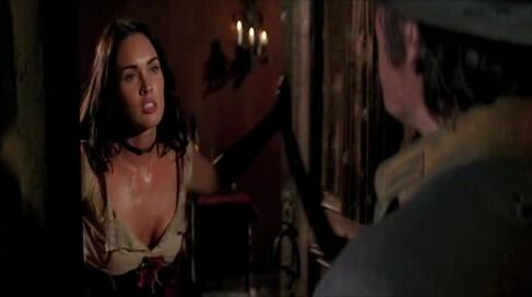 in Lingerie and Cleavage in Jonah Hex!