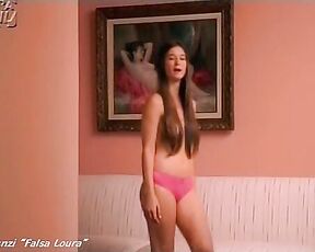 Topless and in Panties in Falsa Loura!