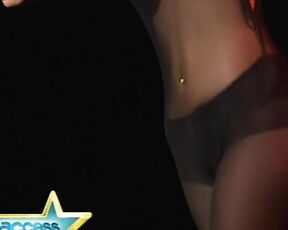 from Access Hollywood performing Chicago in a Bra!