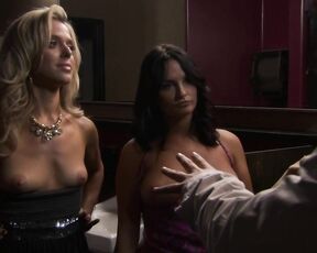 Anastasia Ganias and Jennifer Wenger Exposed Breasts from Party Down S02E08 720p!