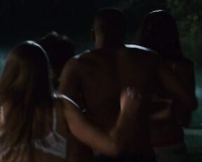 Kate French and Julianna Guill Topless and in Undies in Fired Up BluRay 720p!