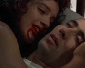 Topless in Vampires Kiss HDTV 1080p!