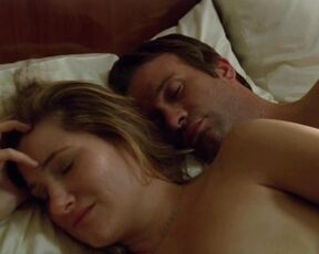 Naked lying in bed in Hung S2 EP1 HDTV 1080p!