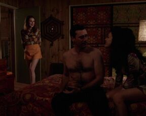 Jessica Pare and Jenny Wade Threesome on Mad Men s07e05 HiDef 1080p!