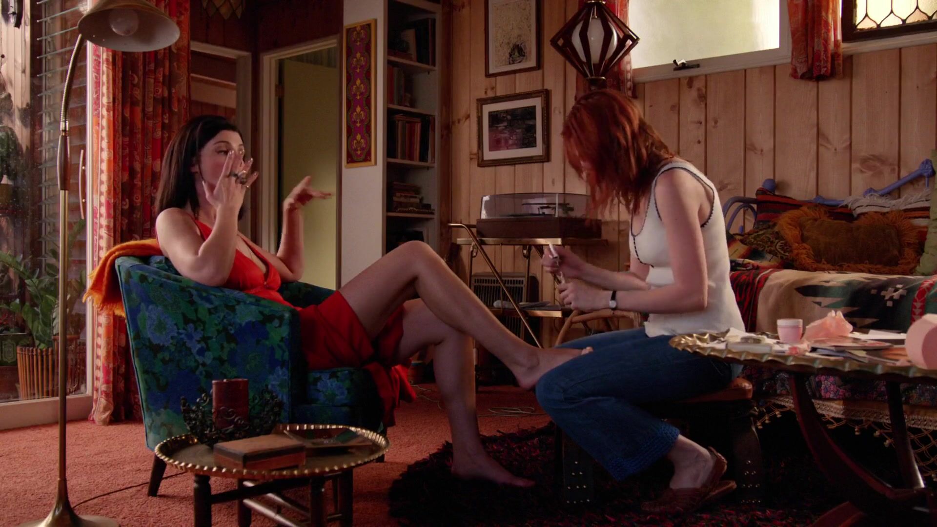 Jessica Pare and Jenny Wade Threesome on Mad Men s07e05 HiDef 1080p!