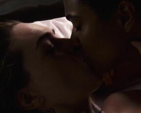 Freema Agyeman and Jamie Clayton Nude on Sense8 s01e01!