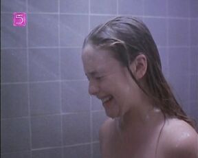 swimming and under the shower in True Crime!