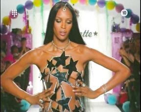 Cindy Crawford, Tyra Banks and Naomi Campbell See-Thru and Bikini in Sexiest Supermodels!