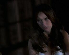 nice Cleavage and handcuffed to a bed from Ghost Whisperer HDTV!