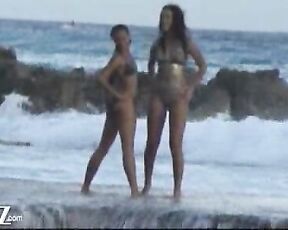 paparazzi Bikini videos on the beach of Barbados!