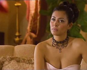 Cleavage on Footballers Wives!