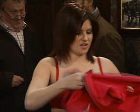 in Bra on Corrie!