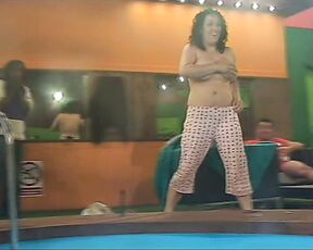 Rebecca and Stephanie Topless, in Underwear and Bikinis on Big Brother UK 9!