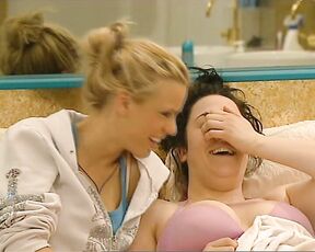 Rebecca and Stephanie Topless, in Underwear and Bikinis on Big Brother UK 9!