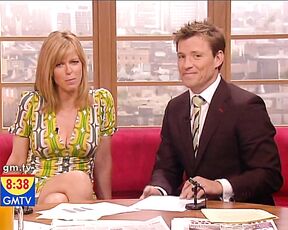 Cleavage/Bit Of leg on GMTV!