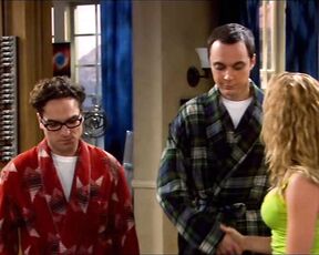 Cleavage on The Big Bang Theory!