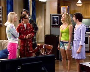 Cleavage on The Big Bang Theory!